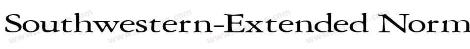 Southwestern-Extended Normal字体转换